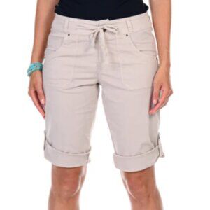 Fresh Produce Women's Safari Pedal Pushers Shorts Size 2X Brown